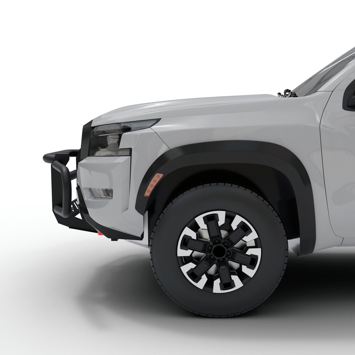 Vanguard Black Powdercoat Front Guards Front Runners Bumper Guard for 2005-2024 nissan frontier