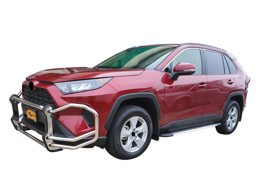 Vanguard Stainless Steel Front Guards Front Runners Bumper Guard for 2019-2024 toyota rav4
