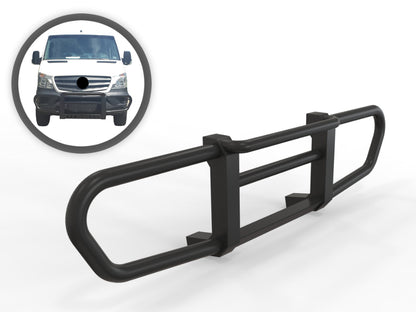 Vanguard Black Powdercoat Front Guards Front Runners Bumper Guard for 2014-2024 ram promaster 3500 nan