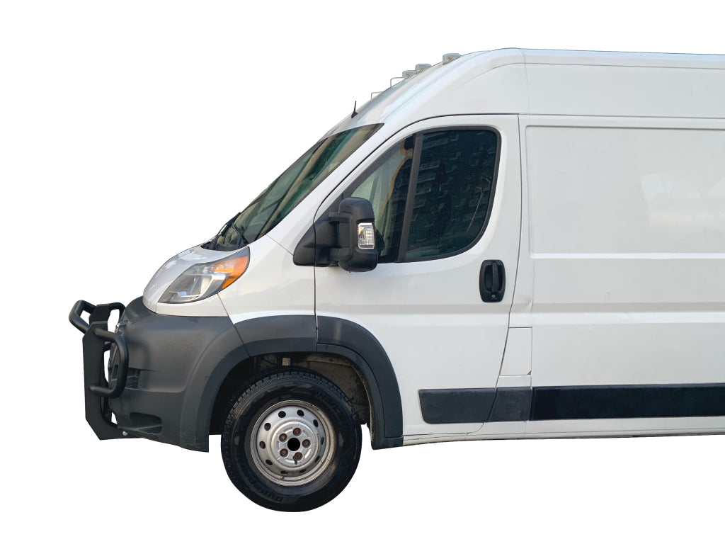 Vanguard Black Powdercoat Front Guards Front Runners Bumper Guard for 2014-2024 ram promaster 3500 nan