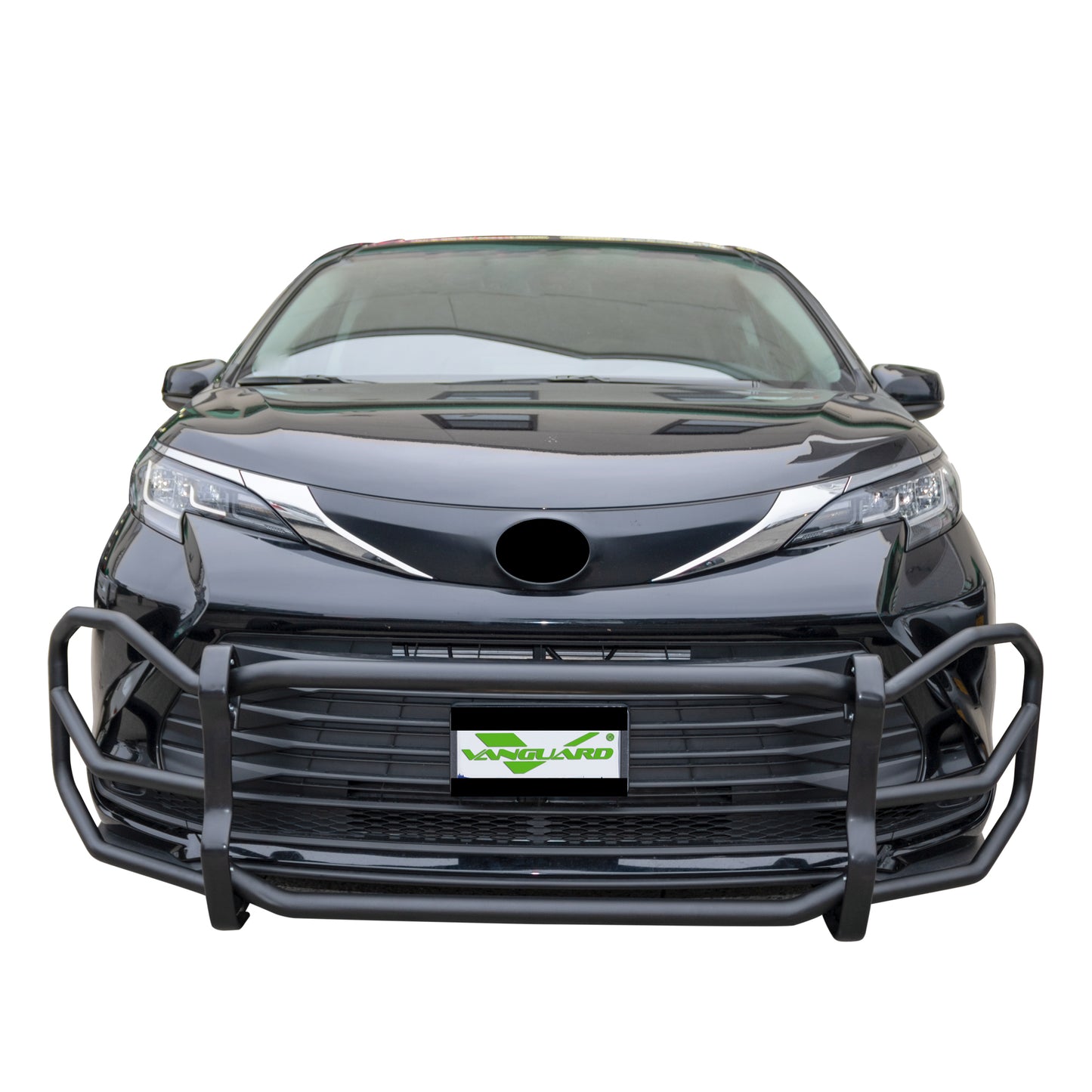 Vanguard Black Powdercoat Front Guards Front Runners Bumper Guard for 2021-2024 toyota sienna