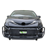 Vanguard Black Powdercoat Front Guards Front Runners Bumper Guard for 2021-2024 toyota sienna