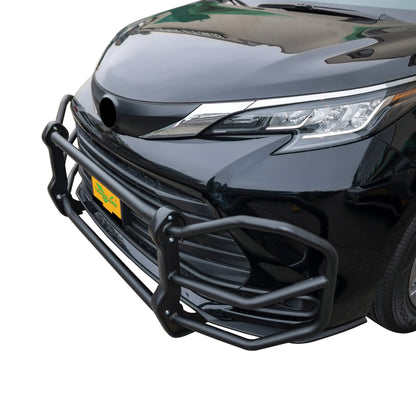 Vanguard Black Powdercoat Front Guards Front Runners Bumper Guard for 2021-2024 toyota sienna