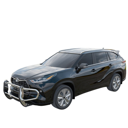 Vanguard Stainless Steel Front Guards Front Runners Bumper Guard for 2020-2024 toyota highlander