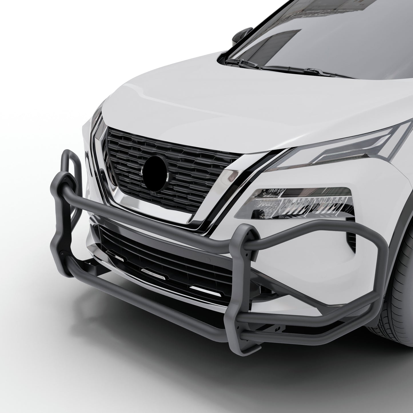 Vanguard Black Powdercoat Front Guards Front Runners Bumper Guard for 2021-2024 nissan rogue