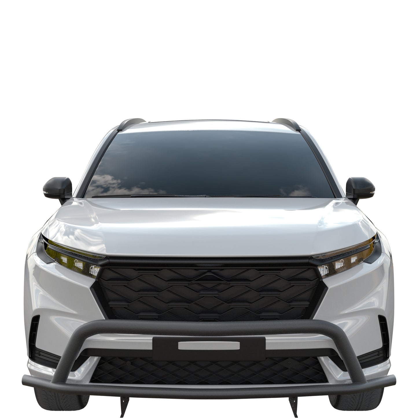 Vanguard Black Powdercoat Front Guards Front Runners Bumper Guard for 2023-2024 honda cr-v