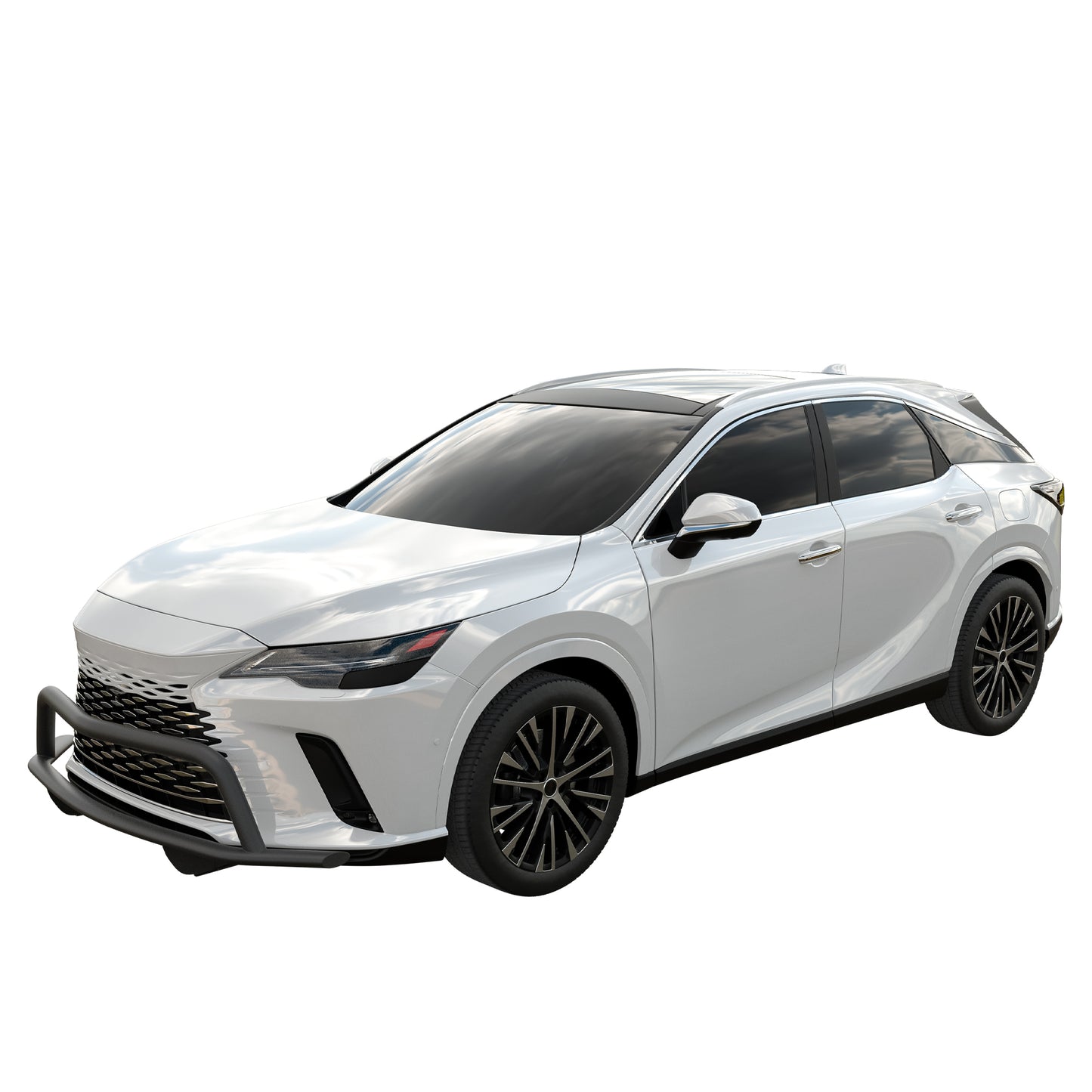 Vanguard Black Powdercoat Front Guards Front Runners Bumper Guard for 2023-2025 lexus rx350