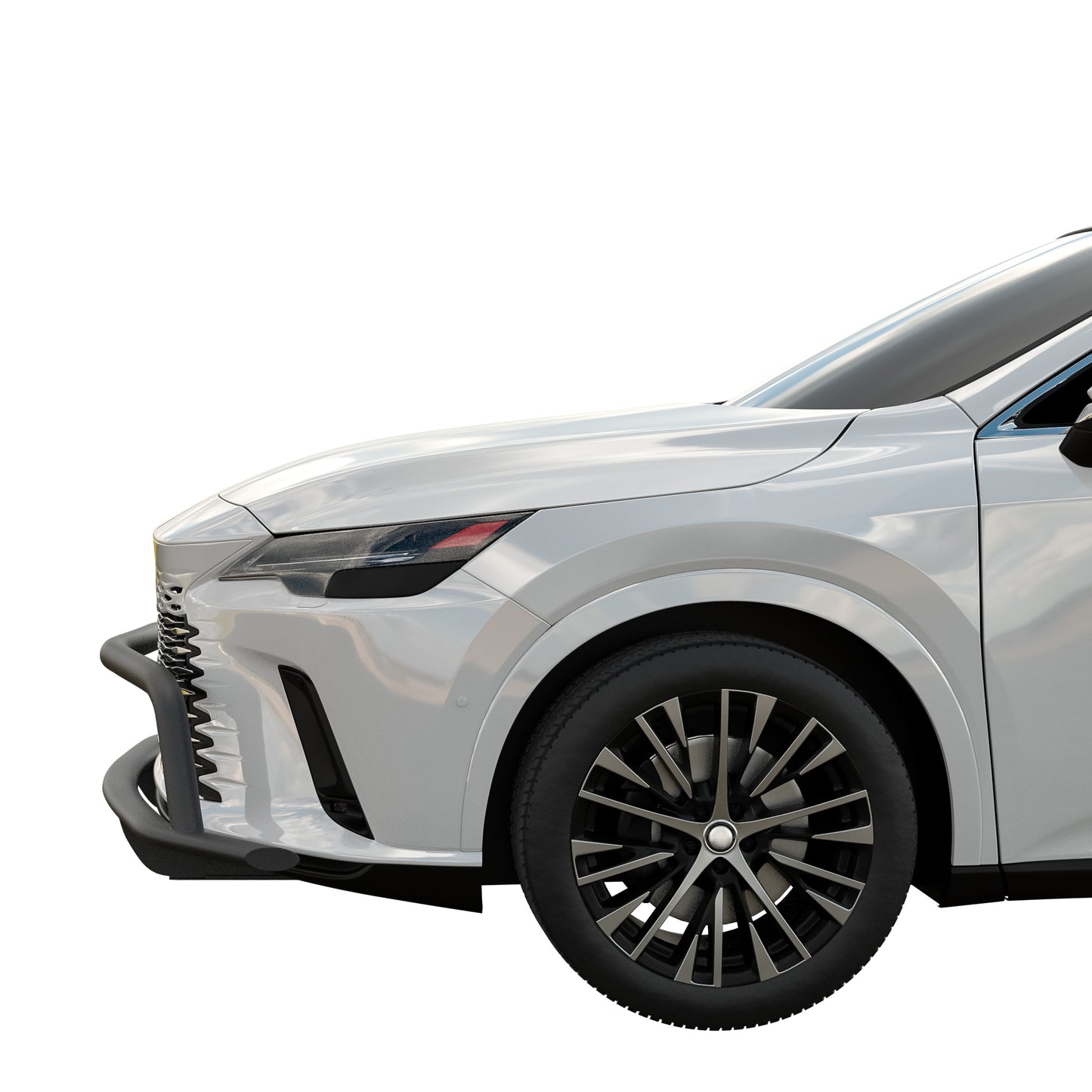 Vanguard Black Powdercoat Front Guards Front Runners Bumper Guard for 2023-2025 lexus rx350h