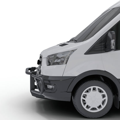 Vanguard Black Powdercoat Front Guards Front Runners Bumper Guard for 2015-2024 ford transit-150