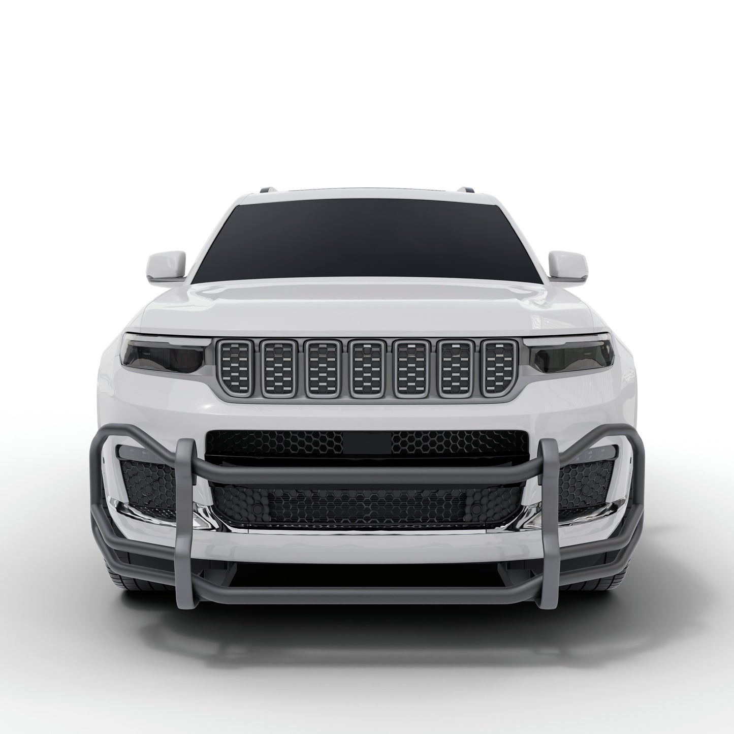 Vanguard Black Powdercoat Front Guards Front Runners Bumper Guard for 2022-2024 jeep grand cherokee