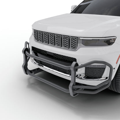 Vanguard Black Powdercoat Front Guards Front Runners Bumper Guard for 2021-2024 jeep grand cherokee l