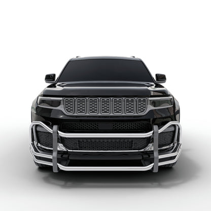 Vanguard Stainless Steel Front Guards Front Runners Bumper Guard for 2021-2024 jeep grand cherokee l