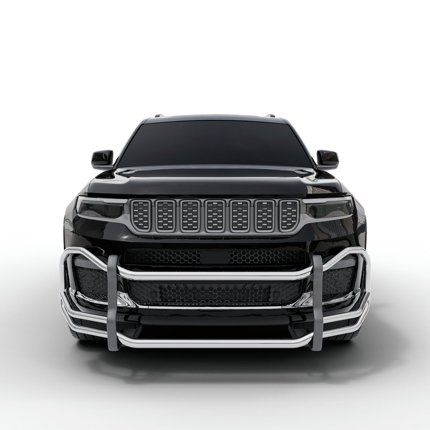 Vanguard Stainless Steel Front Guards Front Runners Bumper Guard for 2022-2024 jeep grand cherokee
