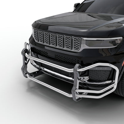 Vanguard Stainless Steel Front Guards Front Runners Bumper Guard for 2021-2024 jeep grand cherokee l