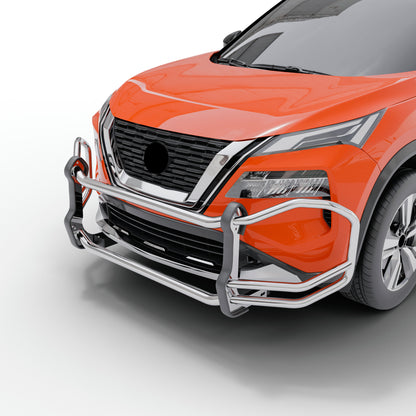 Vanguard Stainless Steel Front Guards Front Runners Bumper Guard for 2021-2024 nissan rogue