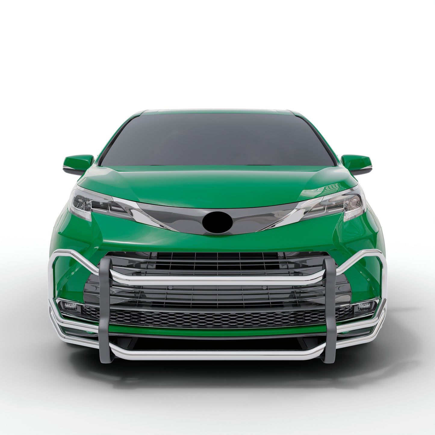 Vanguard Stainless Steel Front Guards Front Runners Bumper Guard for 2021-2024 toyota sienna