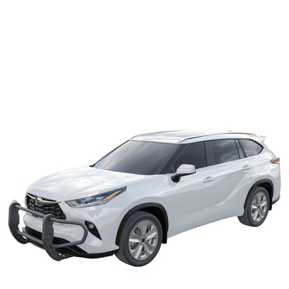 Vanguard Black Powdercoat Front Guards Front Runners Bumper Guard for 2020-2024 toyota highlander