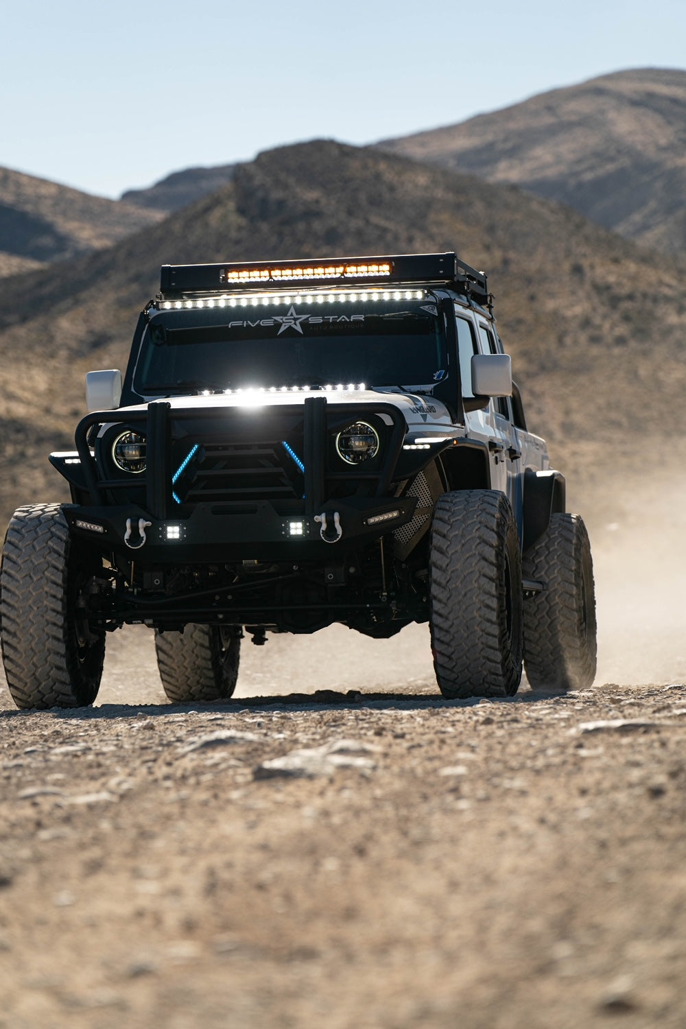 Vanguard Black Powdercoat Heavy Duty Bumpers And Grilles Rear Bumpers Bumper for 2021-2024 ford bronco