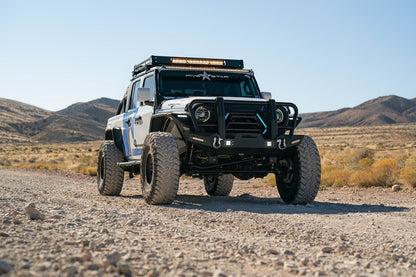 Vanguard Black Powdercoat Heavy Duty Bumpers And Grilles Rear Bumpers Bumper for 2021-2024 ford bronco