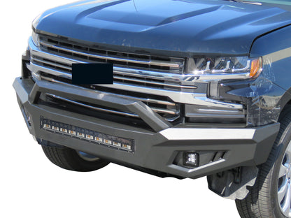 Vanguard Black Powdercoat Heavy Duty Bumpers And Grilles Front Bumpers Bumper for 2019-2025 chevrolet silverado 1500