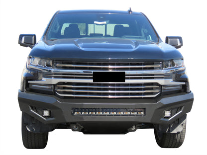 Vanguard Black Powdercoat Heavy Duty Bumpers And Grilles Front Bumpers Bumper for 2019-2025 chevrolet silverado 1500