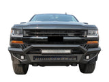 Vanguard Black Powdercoat Heavy Duty Bumpers And Grilles Front Bumpers Bumper for 2016-2018 chevrolet silverado 1500