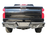 Vanguard Black Powdercoat Heavy Duty Bumpers And Grilles Rear Bumpers Bumper for 2014-2018 gmc sierra 1500