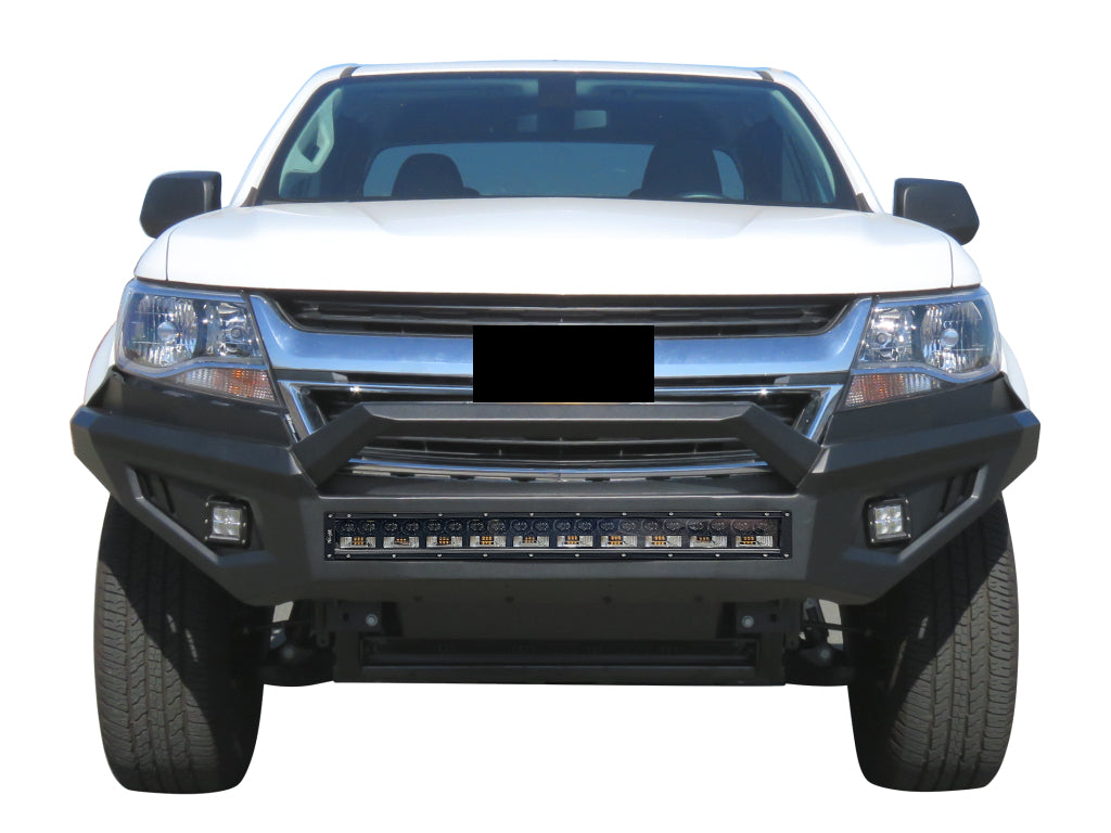 Vanguard Black Powdercoat Heavy Duty Bumpers And Grilles Front Bumpers Bumper for 2015-2024 chevrolet colorado