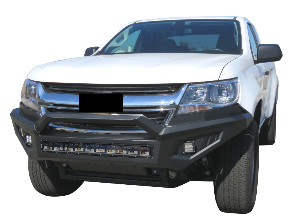 Vanguard Black Powdercoat Heavy Duty Bumpers And Grilles Front Bumpers Bumper for 2015-2024 chevrolet colorado