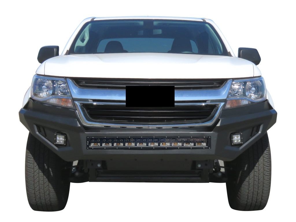 Vanguard Black Powdercoat Heavy Duty Bumpers And Grilles Front Bumpers Bumper for 2015-2024 chevrolet colorado