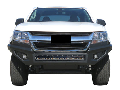 Vanguard Black Powdercoat Heavy Duty Bumpers And Grilles Front Bumpers Bumper for 2015-2024 chevrolet colorado