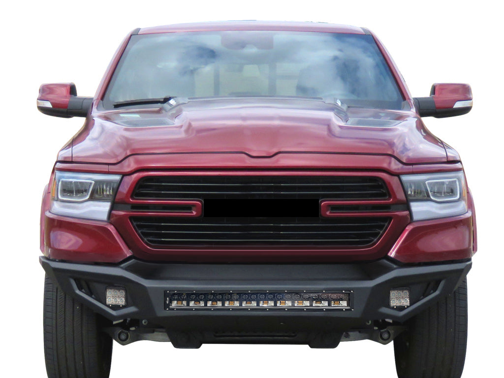 Vanguard Black Powdercoat Heavy Duty Bumpers And Grilles Front Bumpers Bumper for 2019-2024 ram 1500