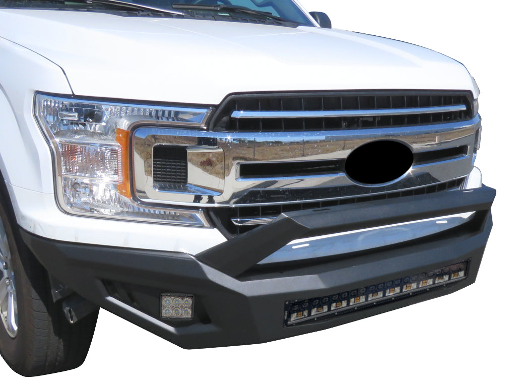 Vanguard Black Powdercoat Heavy Duty Bumpers And Grilles Front Bumpers Bumper for 2018-2020 ford f-150