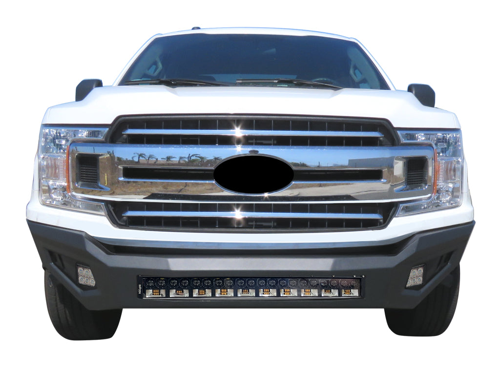 Vanguard Black Powdercoat Heavy Duty Bumpers And Grilles Front Bumpers Bumper for 2018-2020 ford f-150