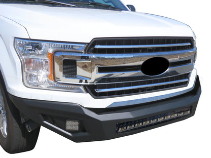 Vanguard Black Powdercoat Heavy Duty Bumpers And Grilles Front Bumpers Bumper for 2018-2020 ford f-150