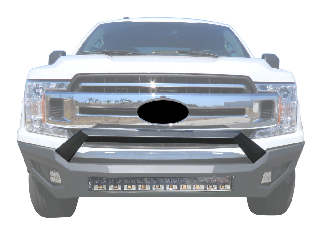 Vanguard Black Powdercoat Heavy Duty Bumpers And Grilles Front Bumpers Bumper for 2018-2020 ford f-150