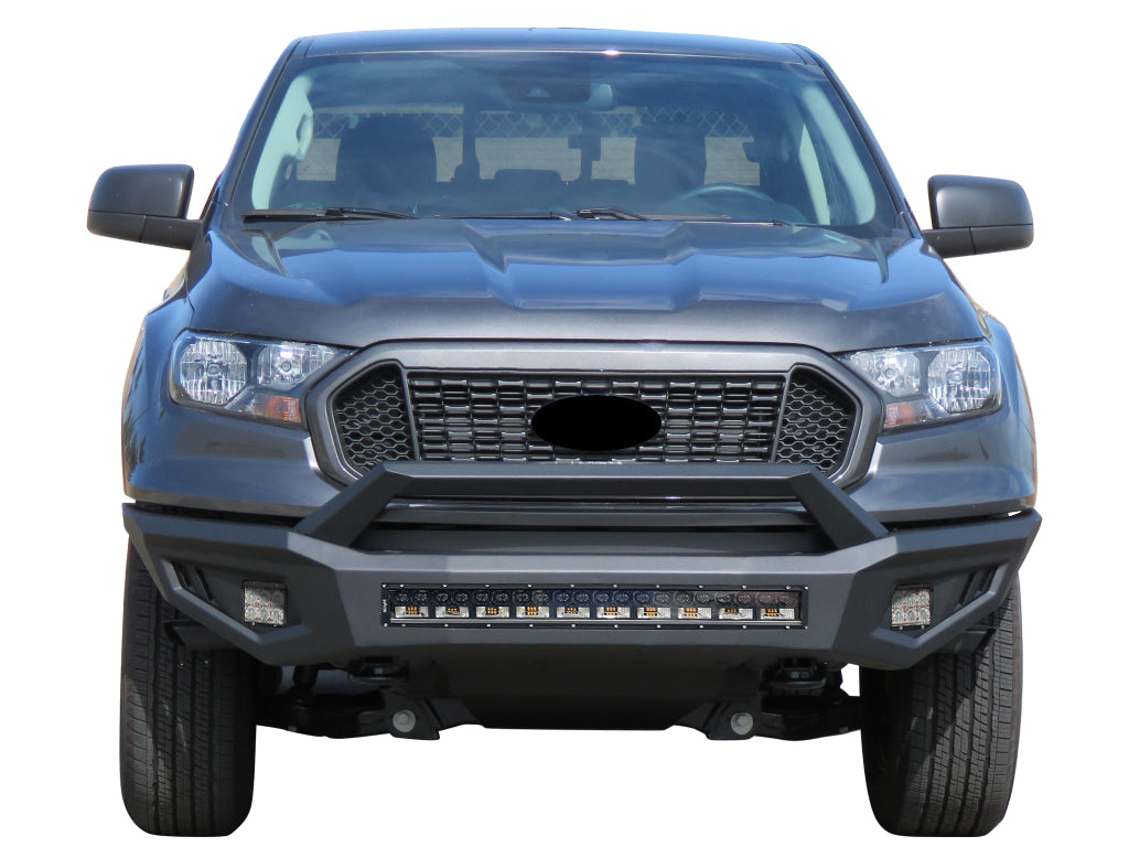 Vanguard Black Powdercoat Heavy Duty Bumpers And Grilles Front Bumpers Bumper for 2019-2024 ford ranger