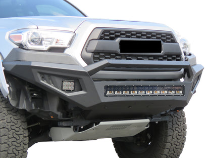 Vanguard Black Powdercoat Heavy Duty Bumpers And Grilles Front Bumpers Bumper for 2016-2023 toyota tacoma