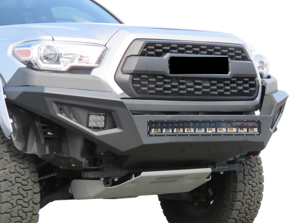 Vanguard Black Powdercoat Heavy Duty Bumpers And Grilles Front Bumpers Bumper for 2016-2023 toyota tacoma