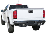 Vanguard Black Powdercoat Heavy Duty Bumpers And Grilles Rear Bumpers Bumper for 2015-2024 chevrolet colorado