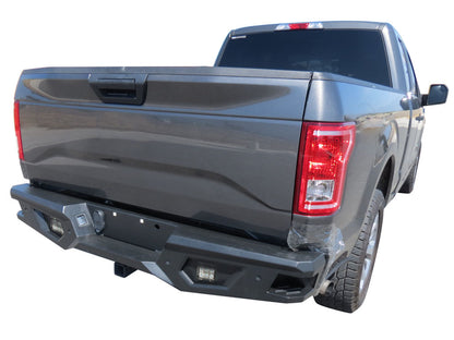 Vanguard Black Powdercoat Heavy Duty Bumpers And Grilles Rear Bumpers Bumper for 2015-2024 ford f-150