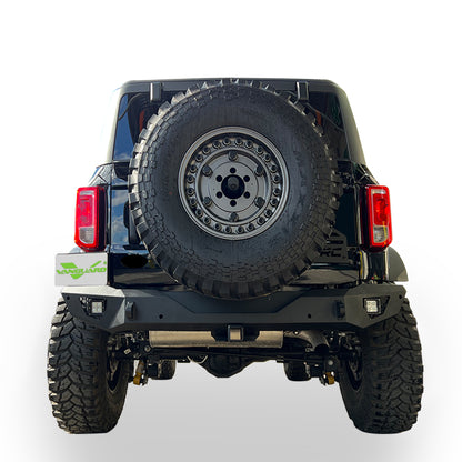 Vanguard Black Powdercoat Heavy Duty Bumpers And Grilles Rear Bumpers Bumper for 2021-2024 ford bronco