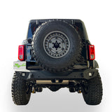 Vanguard Black Powdercoat Heavy Duty Bumpers And Grilles Rear Bumpers Bumper for 2021-2024 ford bronco