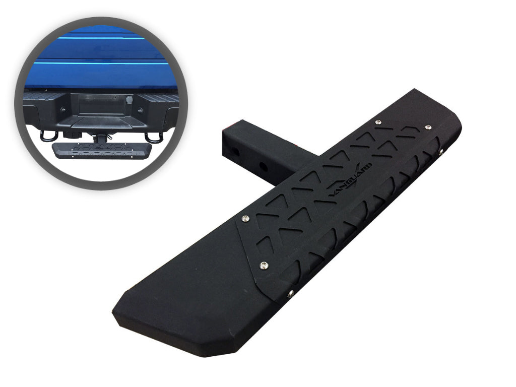 Vanguard Black Powdercoat Roof & Hitch Accessories Hitch Steps for - universal