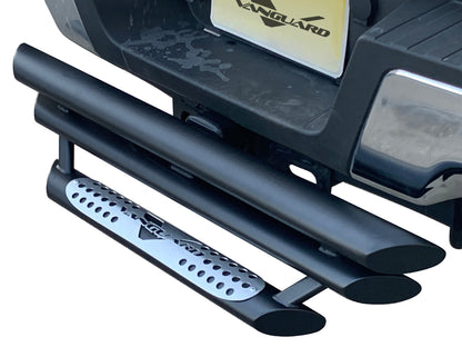 Vanguard Black Powdercoat Roof & Hitch Accessories Hitch Steps for - universal