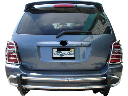 Vanguard Stainless Steel Rear Guards Rear Bumper Guards Bumper Guard for 2004-2006 lexus rx330 nan