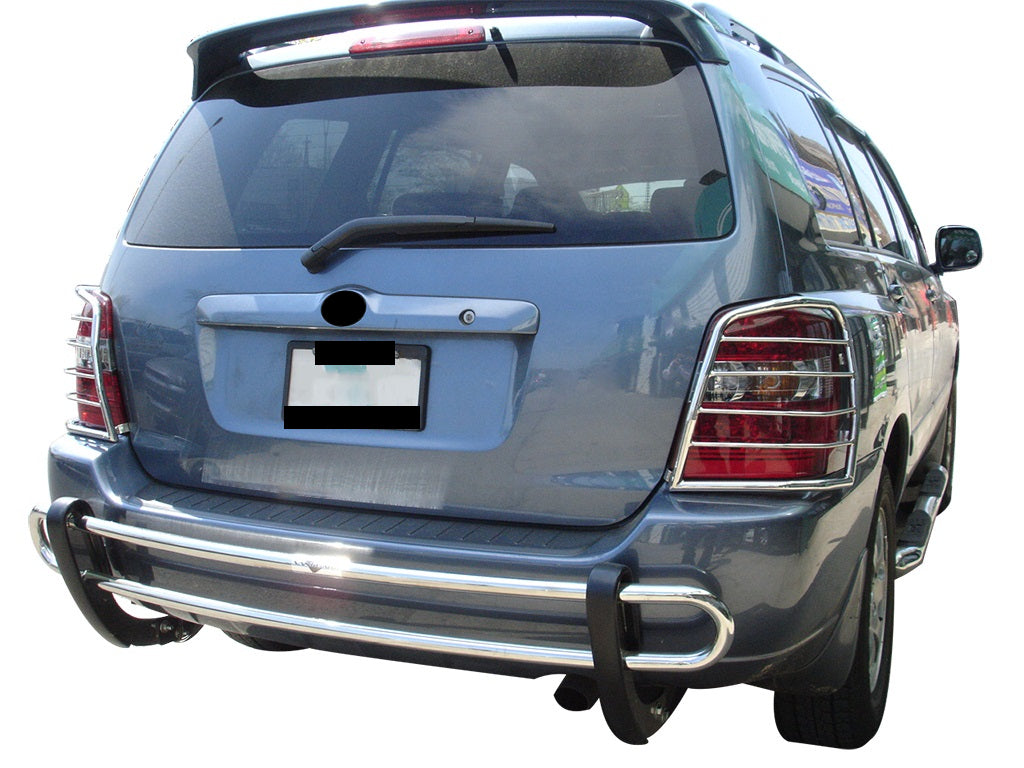 Vanguard Stainless Steel Rear Guards Rear Bumper Guards Bumper Guard for 2006-2008 lexus rx400h nan