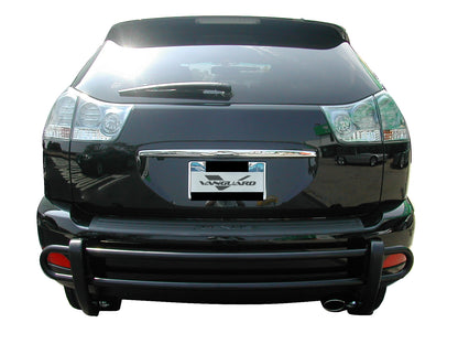 Vanguard Black Powdercoat Rear Guards Rear Bumper Guards Bumper Guard for 2004-2006 lexus rx330 nan
