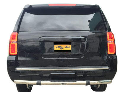 Vanguard Stainless Steel Rear Guards Rear Bumper Guards Bumper Guard for 2003-2017 ford expedition nan