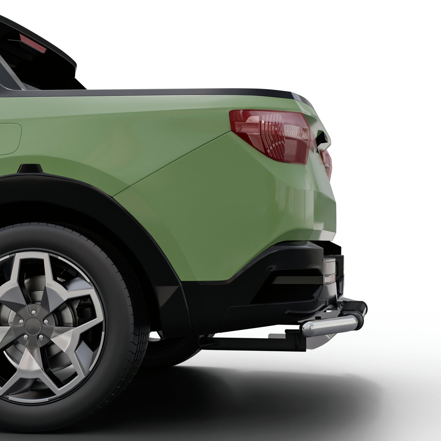 Vanguard Stainless Steel Rear Guards Rear Bumper Guards Bumper Guard for 2022-2024 hyundai santa cruz